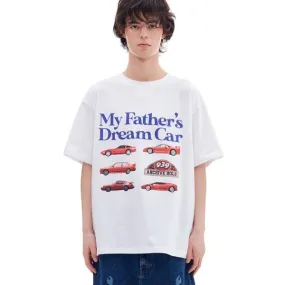 ARCHIVE BOLD (アーカイブボールド)　MY FATHER DREAM CAR T-SHRITS (WHITE)