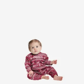 Arizona Cardinals Infant Ugly Pattern Family Holiday Pajamas