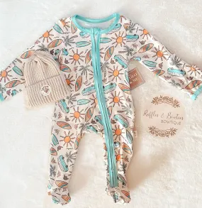 Baby Boys Soft Sleepers - Summer Lovin Surf
