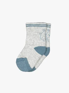 Bear Print Baby Socks