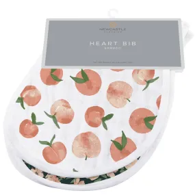 Canyon Sunset Bamboo Heart Bib 2PK