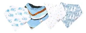 Copper Pearl Arctic Bandana Bib Set