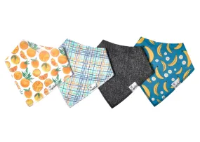 Copper Pearl Citrus Baby Bandana Bibs