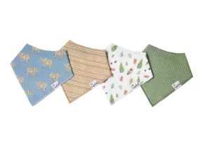 Copper Pearl Single Bandana Bib- Peanut