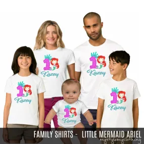 Family Set Shirt - Little Mermaid Ariel