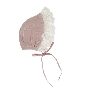FMA02 Margarette baby layette Bonnet by Haute Baby & Frilly Frocks