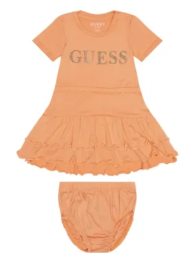 Fuji Sunrise Dress And Panties 2-Piece Set (0-12m)