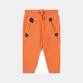 Infant Boys Cotton Terry Pyjamas Pocket Cutline-Aprco.Orange