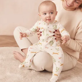 Rainforest Clever Zip Baby Pajamas