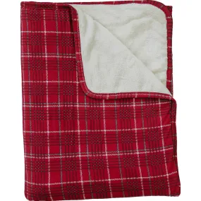 Red Bamboo Fleece Blanket