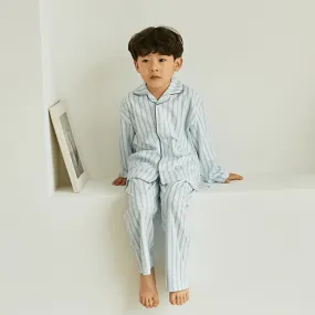 Sweet Dream Pajama in Stripe Sky Blue
