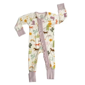 Wild and Free Baby Convertible Bamboo Zippy Pajama