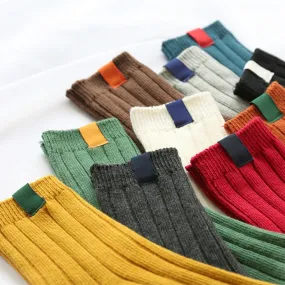 Women & Girl's Classic Loose Crew Socks